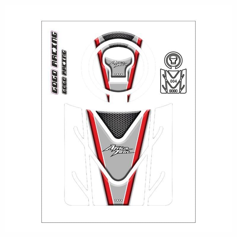 Honda Africa Twin 2016 - 2024 Uyumlu Tank Pad 004