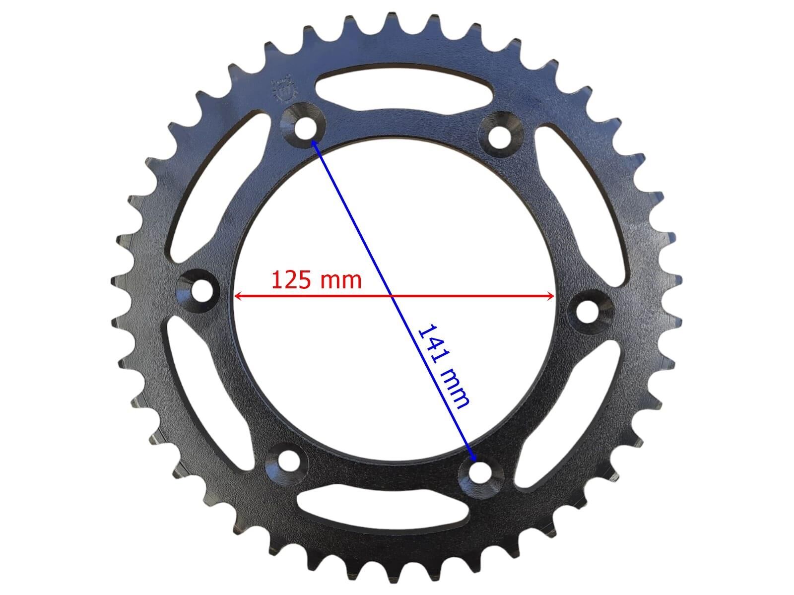 Cf Moto Sr 450 Arka Dişli 520-45T İç 125 Mm 6 Delikli Öm