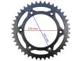 Cf Moto Sr 450 Arka Dişli 520-45T İç 125 Mm 6 Delikli Öm
