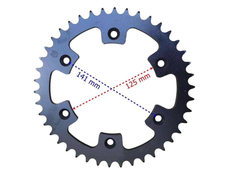 Cf Moto Sr 450 Arka Dişli 520-45T İç 125 Mm 6 Delikli Öm