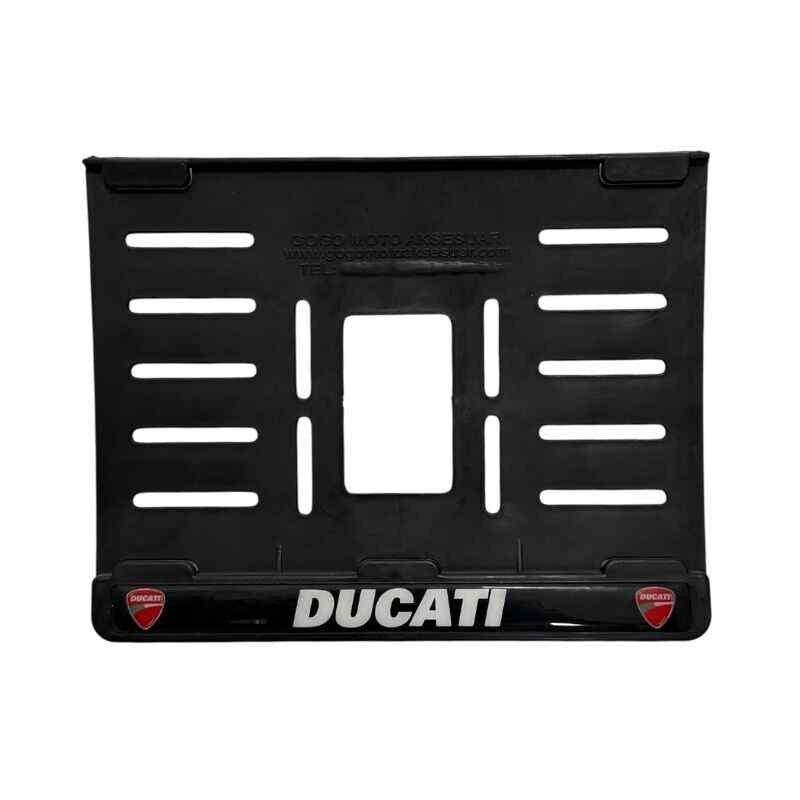 Ducatı Ducati Uyumlu Beyaz Plastik (15X24 Cm) Kırılmaz Plakalık