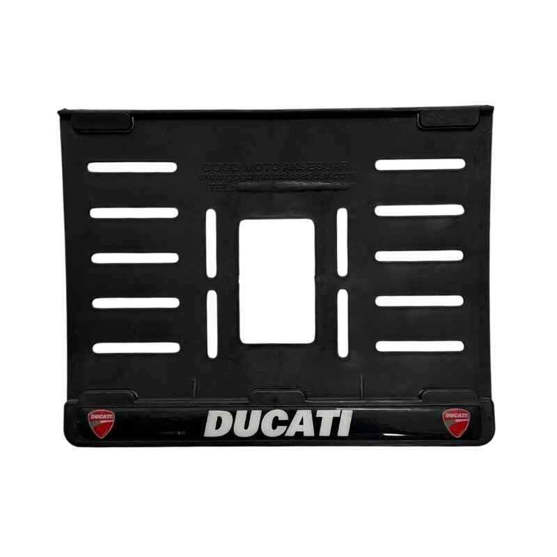 Ducatı Ducati Uyumlu Beyaz Plastik (15X24 Cm) Kırılmaz Plakalık