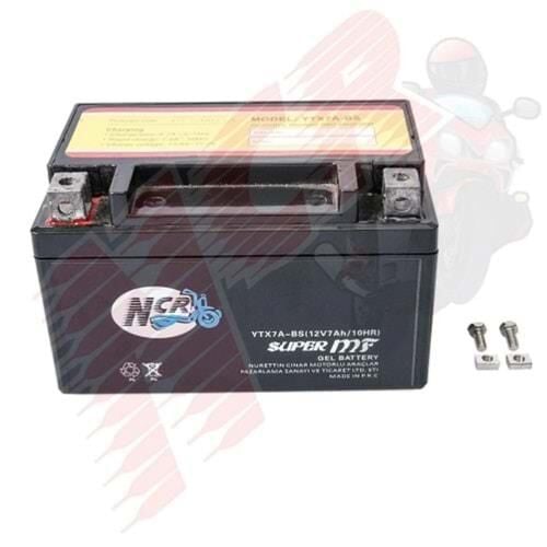 Akü Ytx7A-Bs 12V 7Ah Scooter Ncr