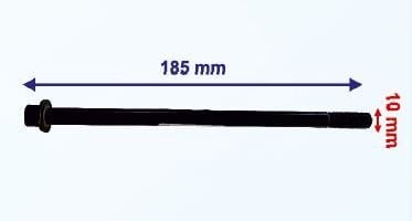 Atv Elektrikli Yuki Shock Ön Salıncak Mili 10-185 Mm Öm