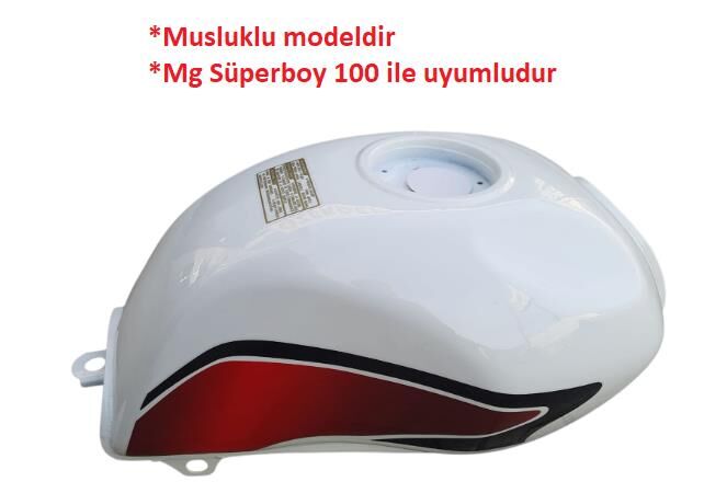 Mondial Benzin Deposu Beyaz Superboy 150
