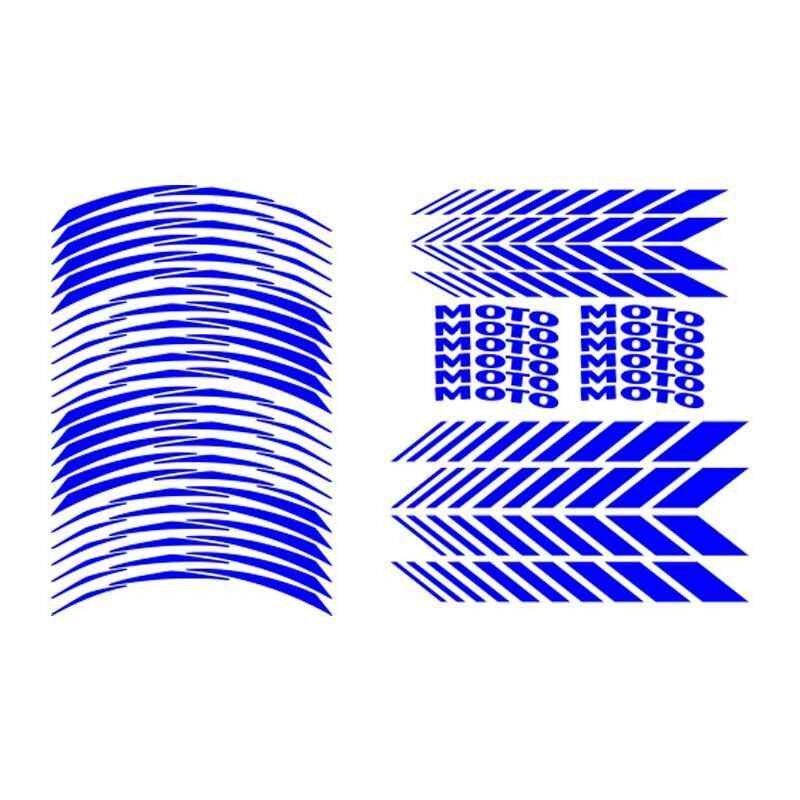 Yamaha Reflektör Mavi Universal Racing Şerit