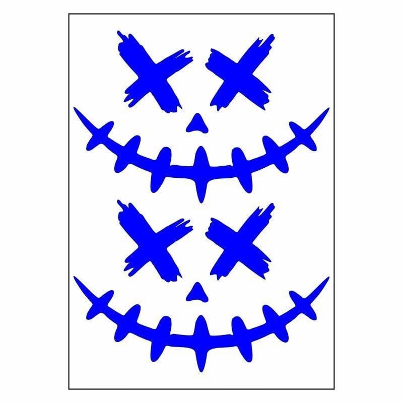 A4 Sticker 113 Tek Paket Çoklu Joker Mavi