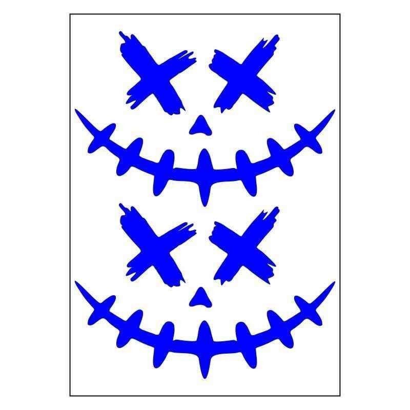 A4 Sticker 113 Tek Paket Çoklu Joker Mavi