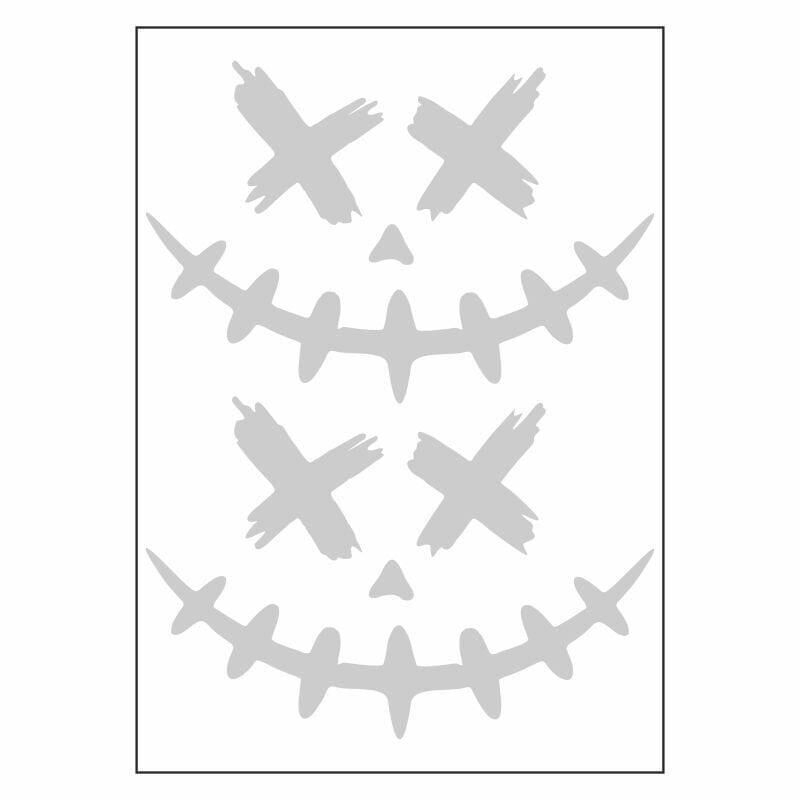 A4 Sticker 113 Tek Paket Çoklu Joker Beyaz