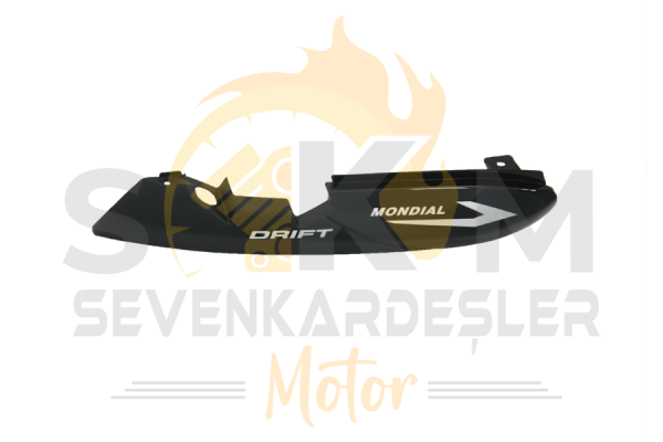 Mondıal 125Mh (Drıft) Sele Altı Yan Karenaj Sag Arka (Sıyah) Orijinal