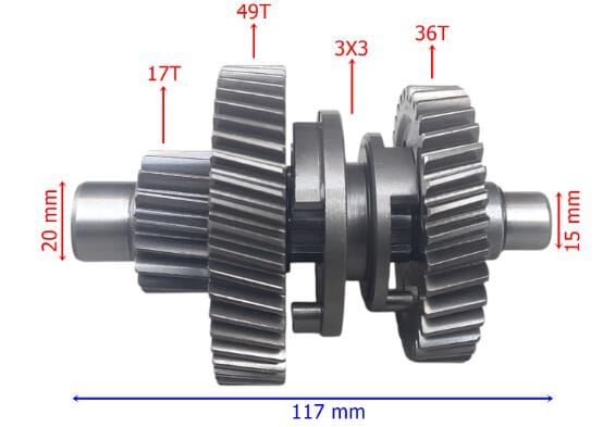 Atv Yön Dişlisi-Şanzuman Komple Atv/Hsk-X/Cazador
