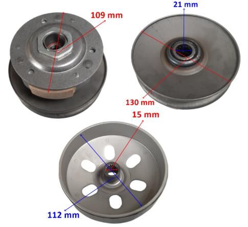 Kuba Arka Varyatör Komple Lavinia/Santa/Zenzero Kalın Freze