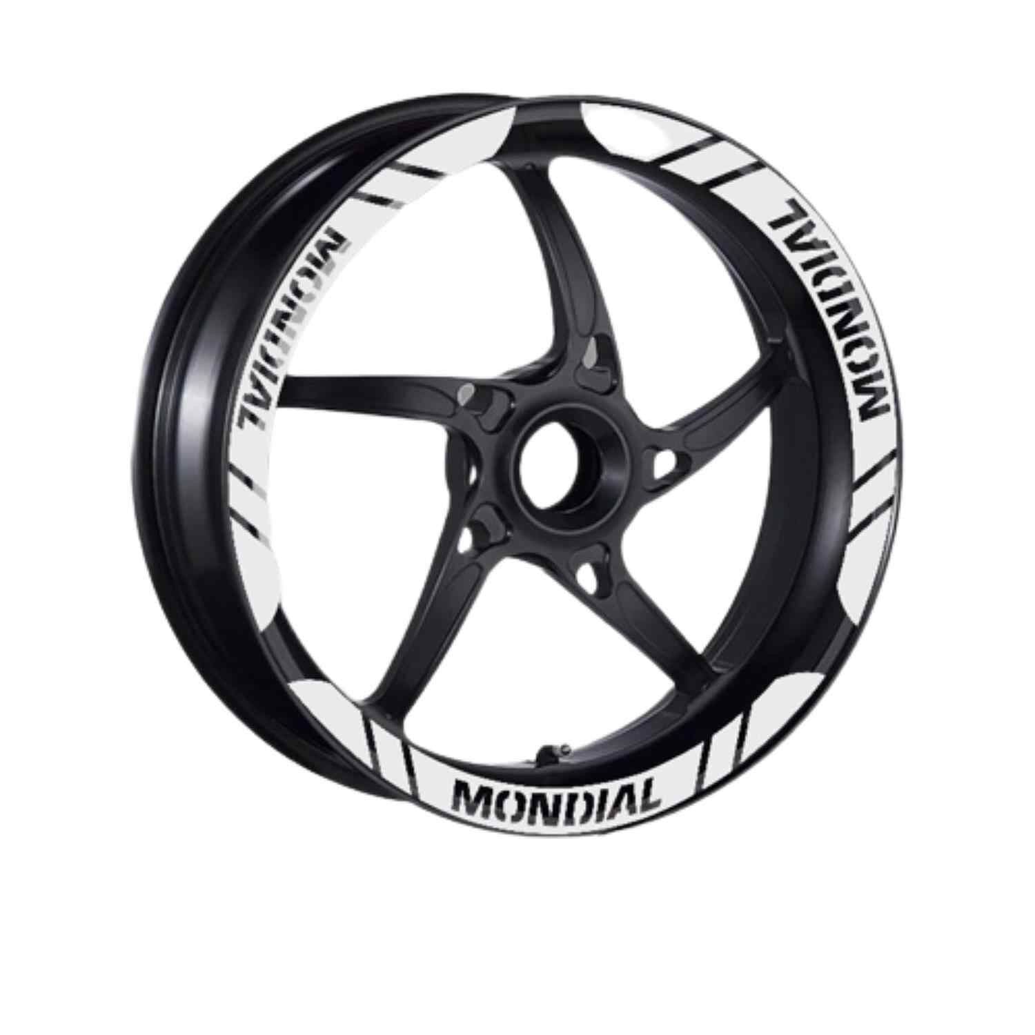 Mondial Uyumlu Beyaz 1 Set Jant Şeridi