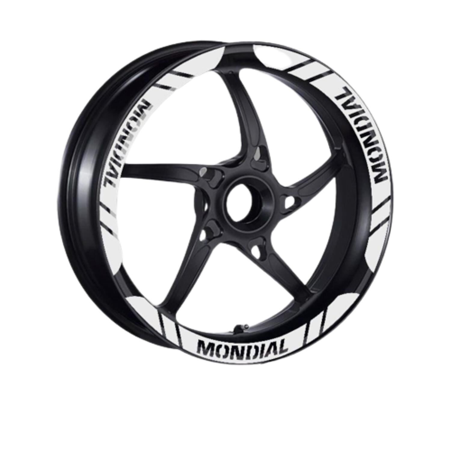 Mondial Uyumlu Beyaz 1 Set Jant Şeridi