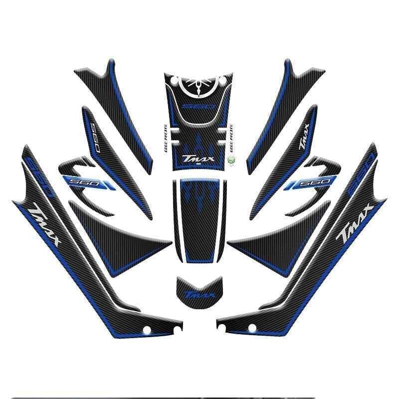 Yamaha Tmax 560 2019 - 2021 Uyumlu Tank Pad Set 001