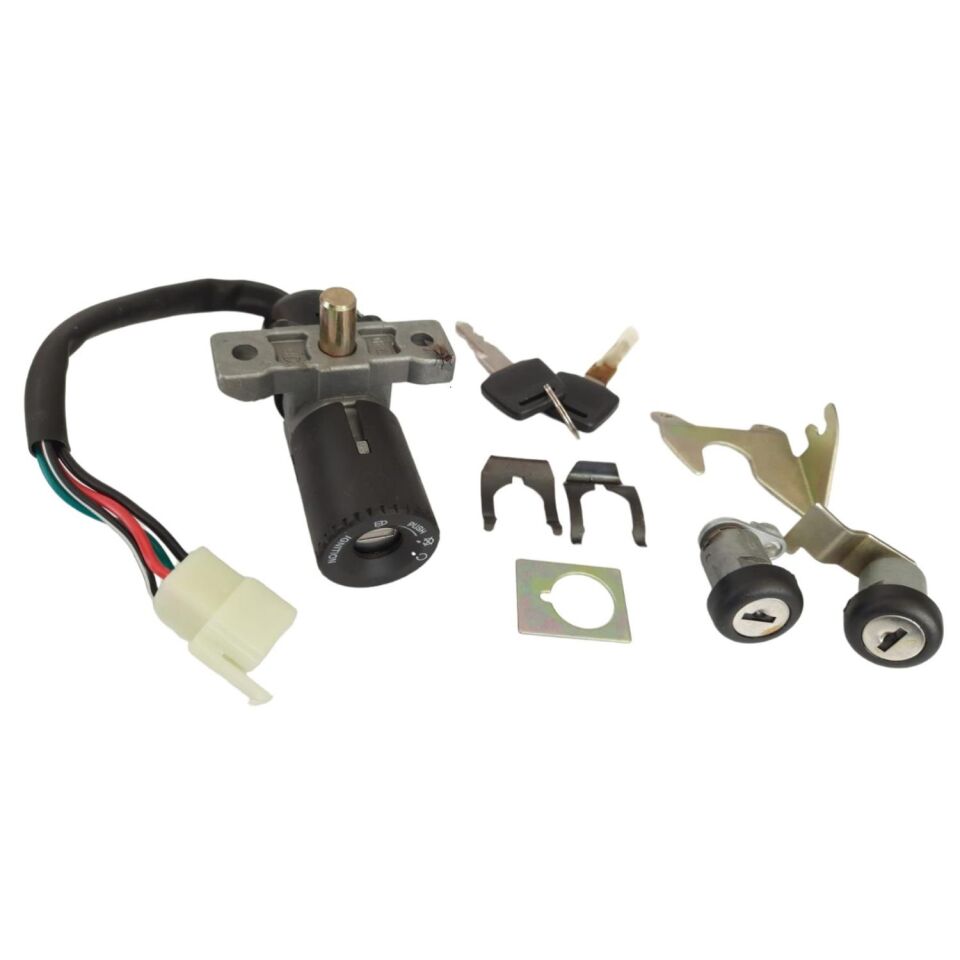 Asya 150T Scooter-6A Kontak Ve Kilit Seti