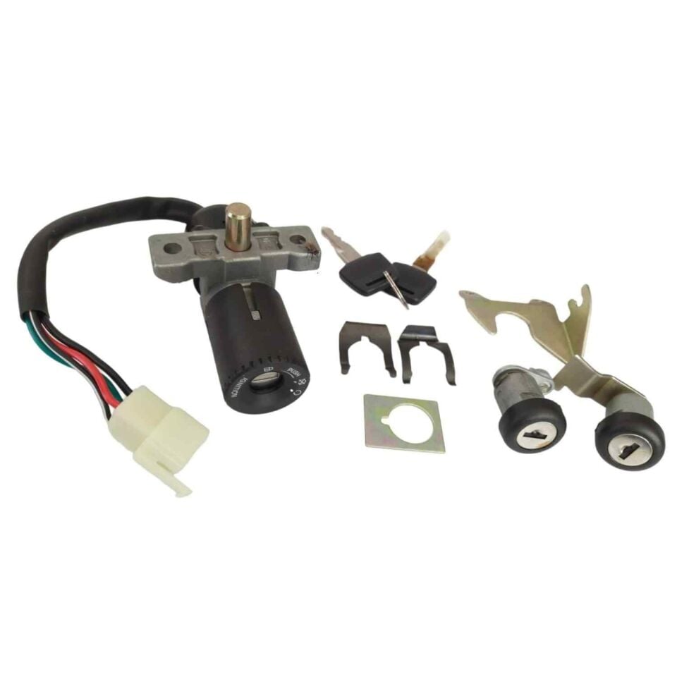 Asya 150T Scooter-6A Kontak Ve Kilit Seti