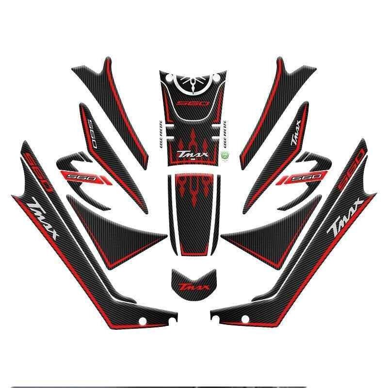 Yamaha Tmax 560 2019 - 2021 Uyumlu Tank Pad Set 002