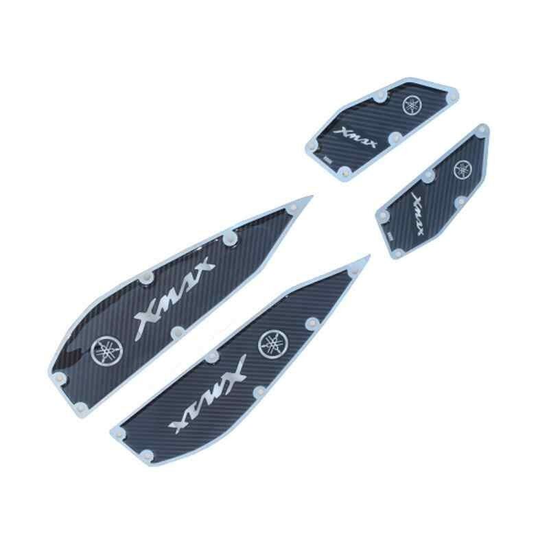 Yamaha Xmax 2018 - 2024 Uyumlu Beyaz Krom Ayak Basamak