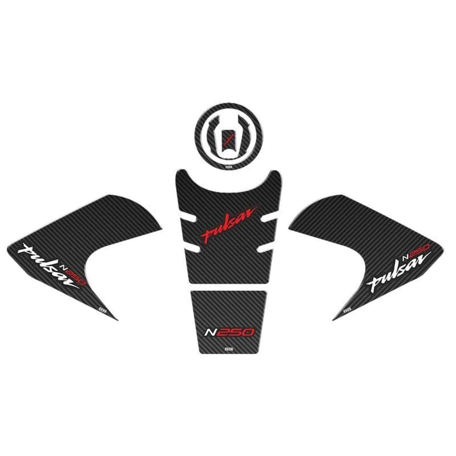 Bajaj Pulsar N250 2022 - 2024 Uyumlu Tank Pad Set 002