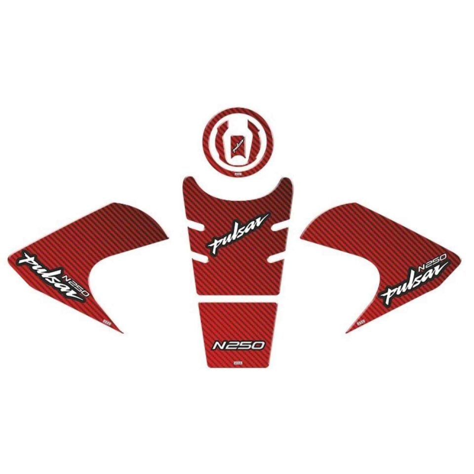 Bajaj Pulsar N250 2022 - 2024 Uyumlu Tank Pad Set 003