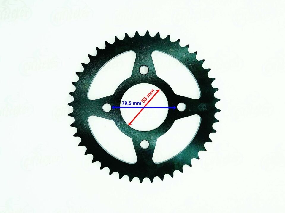 Cbr125 R Uyumlu (2011-)bajajdiscover Arkadişli428-44tiç58mm4deliköm