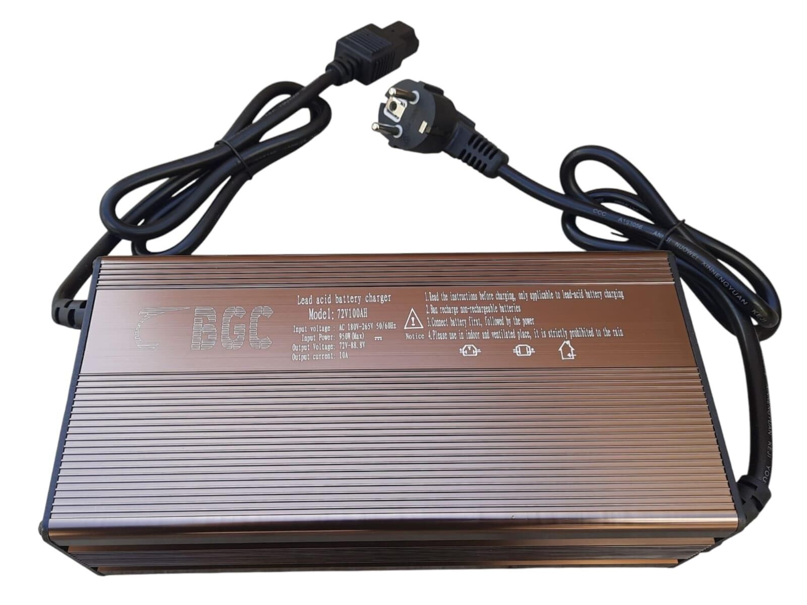 E-Bis Hızlı Şarj Cihazı 72V 100 Ah Devre Kesicili