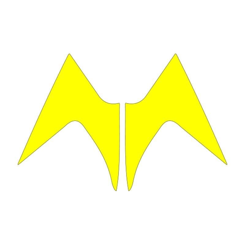 Mondial Mh Drift 2011 - 2020 Uyumlu Sarı Ön Siperlik Yan Sticker