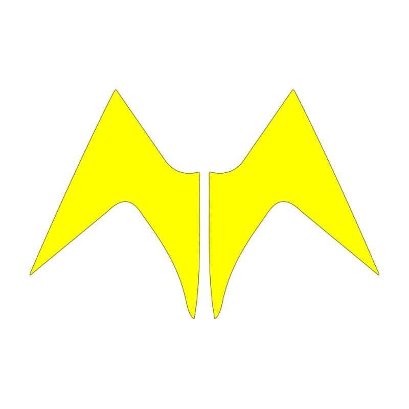 Mondial Mh Drift 2011 - 2020 Uyumlu Sarı Ön Siperlik Yan Sticker