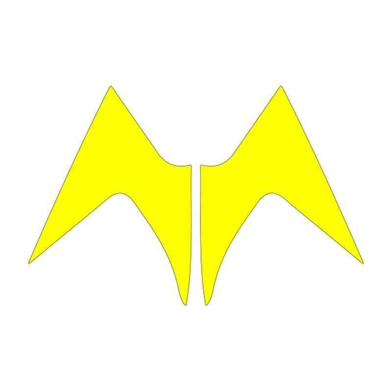 Mondial Mh Drift 2011 - 2020 Uyumlu Sarı Ön Siperlik Yan Sticker