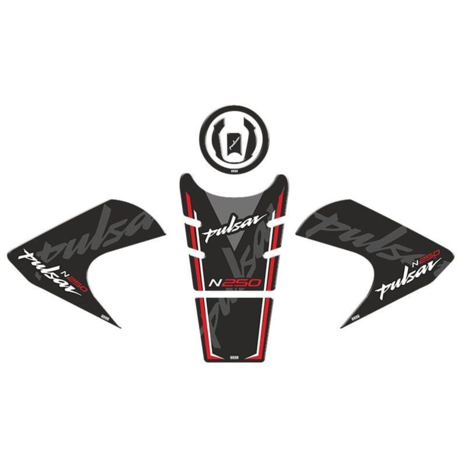 Bajaj Pulsar N250 2022 - 2024 Uyumlu Tank Pad Set 004