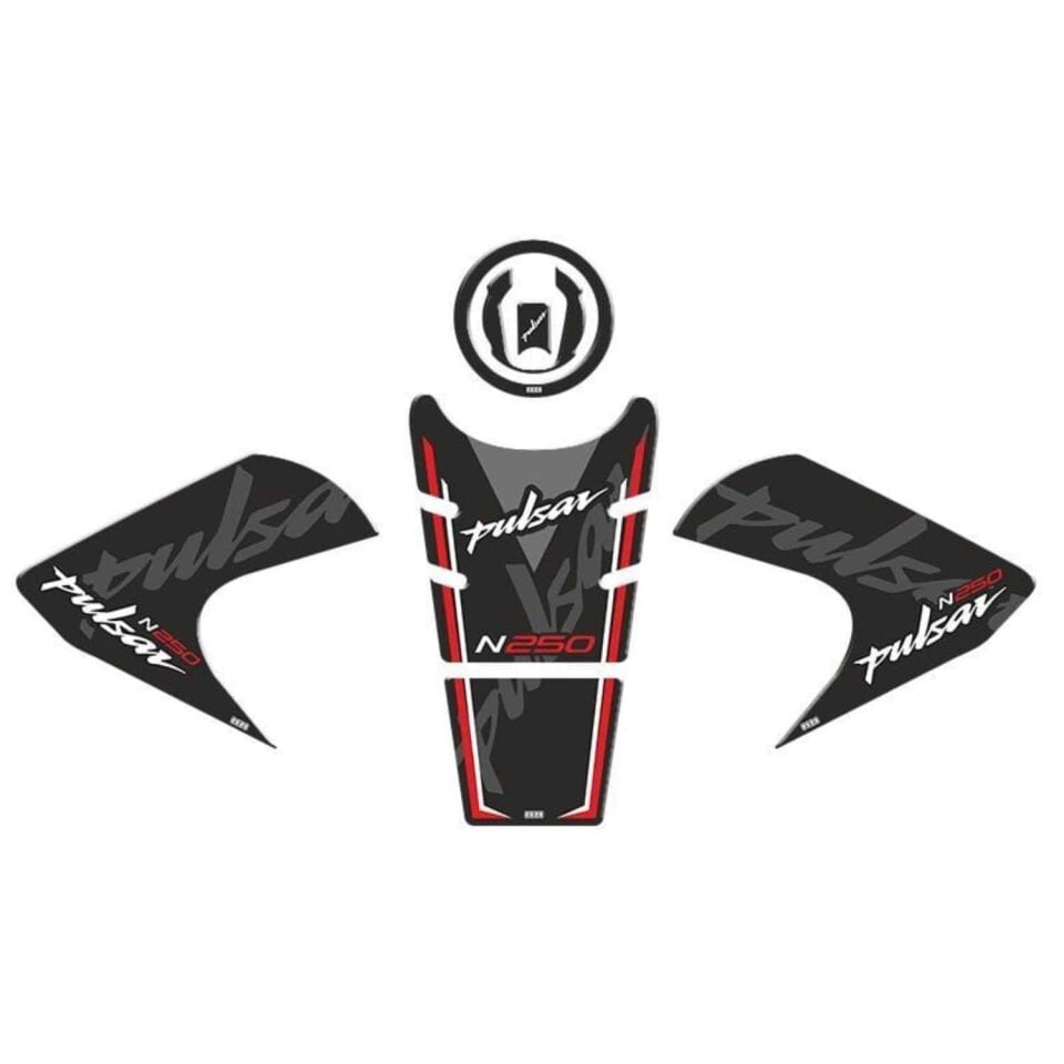 Bajaj Pulsar N250 2022 - 2024 Uyumlu Tank Pad Set 004