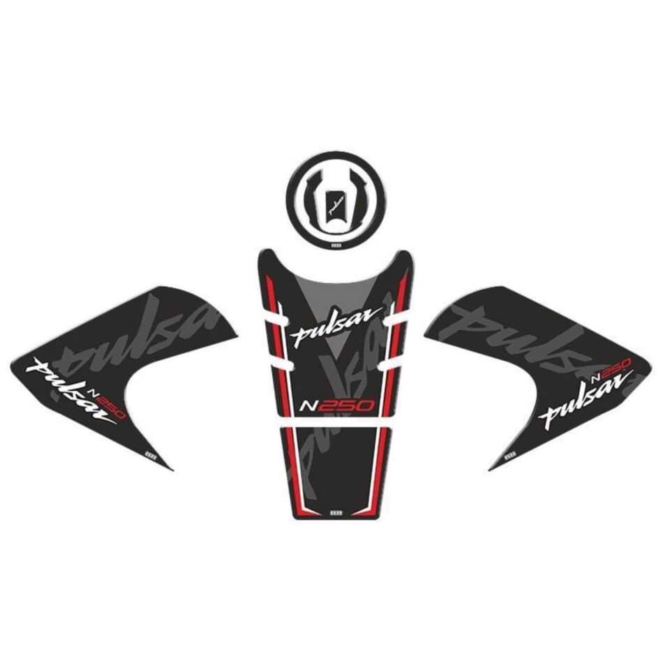 Bajaj Pulsar N250 2022 - 2024 Uyumlu Tank Pad Set 004