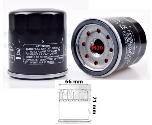 Yamaha Yağ Filtre Hf303 Mt-07/Mt-09/R1/R6/Kawasaki Kle 650/Zx-10R/Honda Xl650/Fz6 Fazer