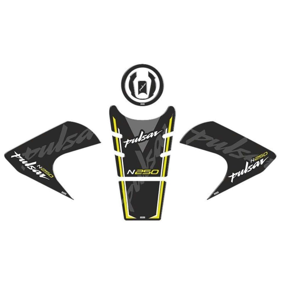 Bajaj Pulsar N250 2022 - 2024 Uyumlu Tank Pad Set 005