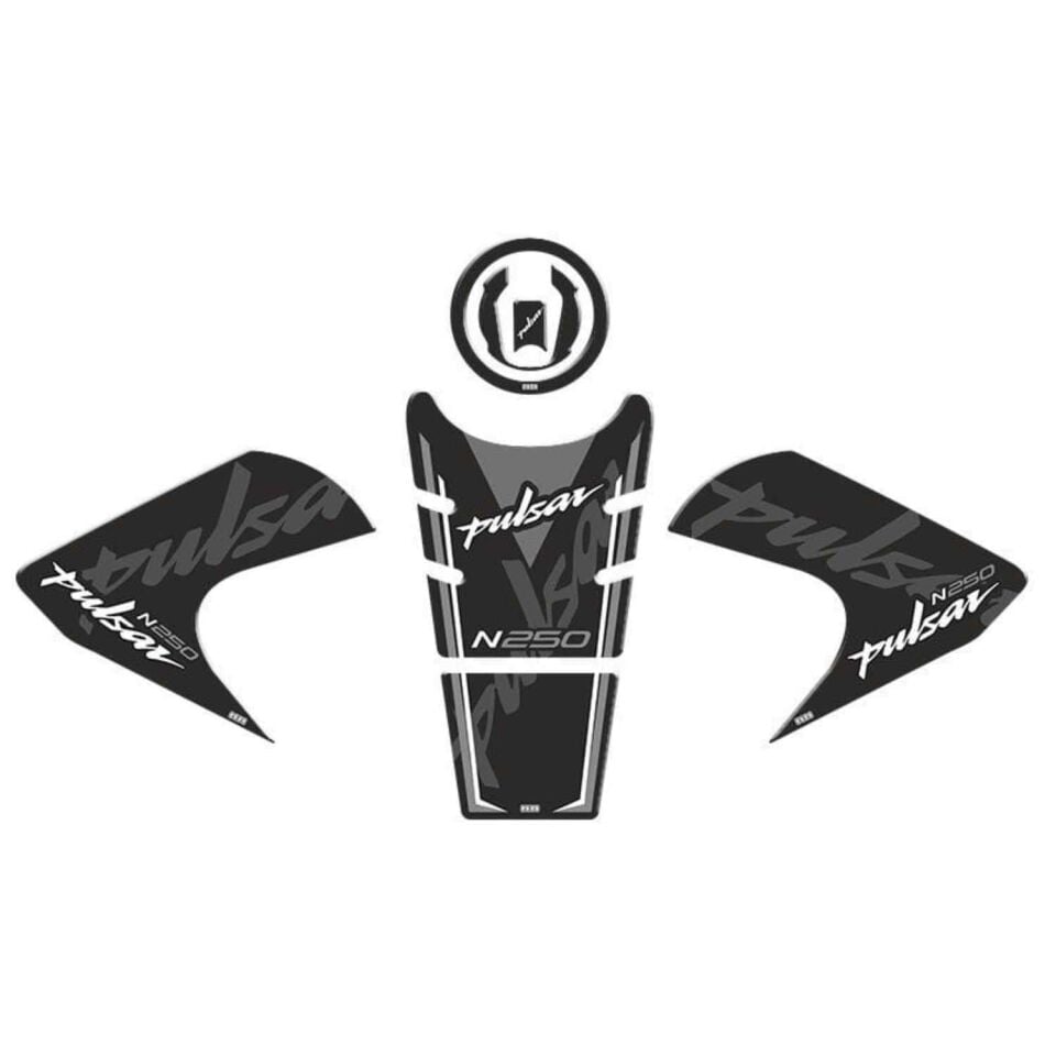 Bajaj Pulsar N250 2022 - 2024 Uyumlu Tank Pad Set 006