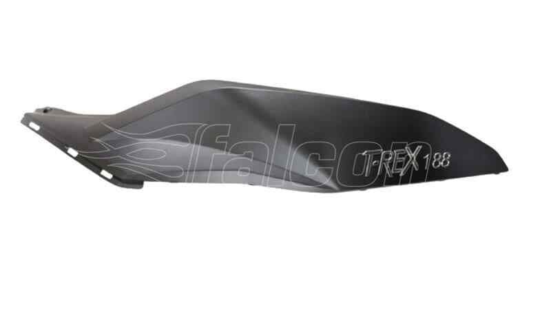 Falcon T-Rex 188 Arka Karenaj Sol Siyah