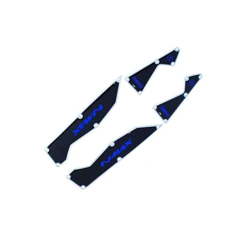 Yamaha Nmax 2015 - 2020 Uyumlu Mavi Krom Ayak Basamak