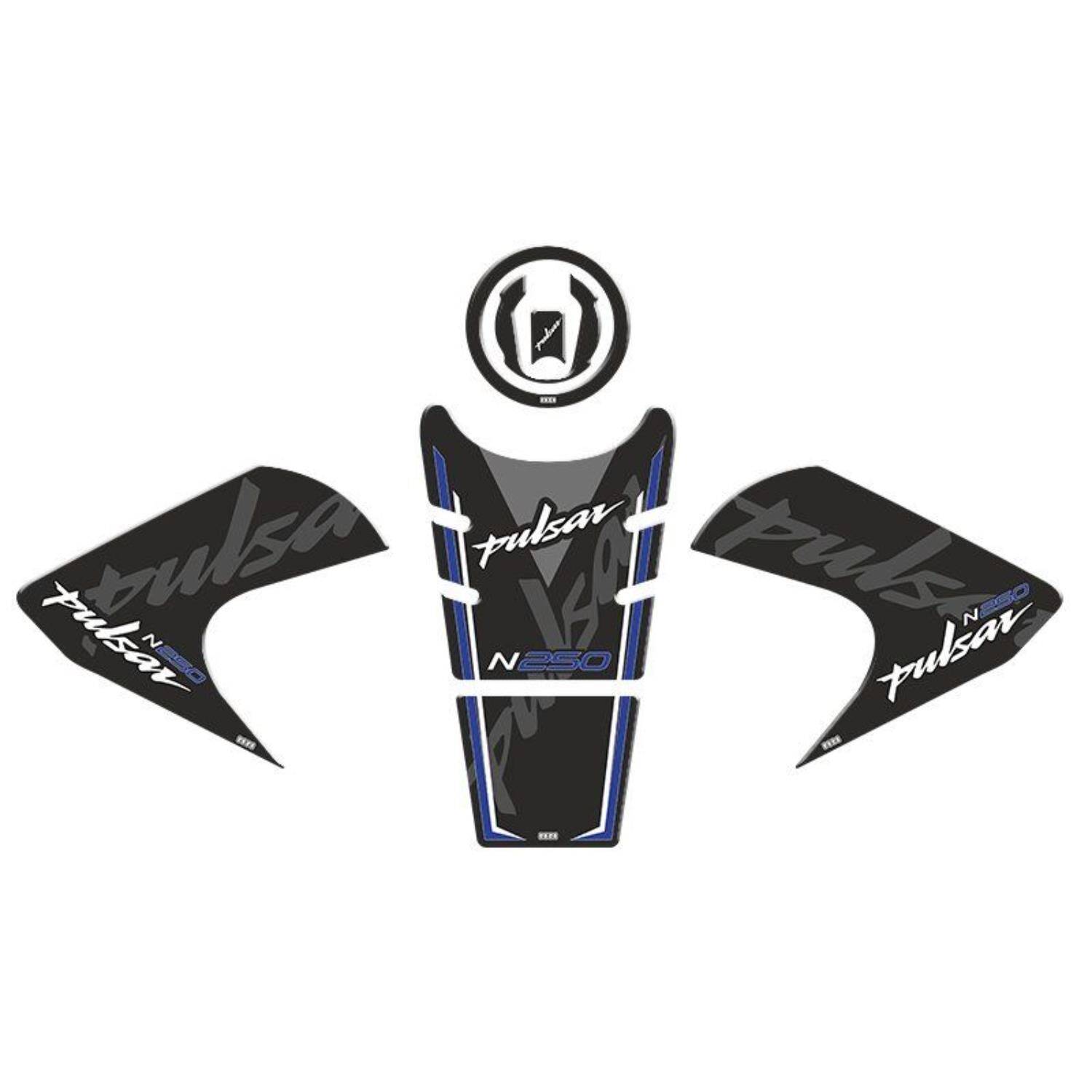 Bajaj Pulsar N250 2022 - 2024 Uyumlu Tank Pad Set 007