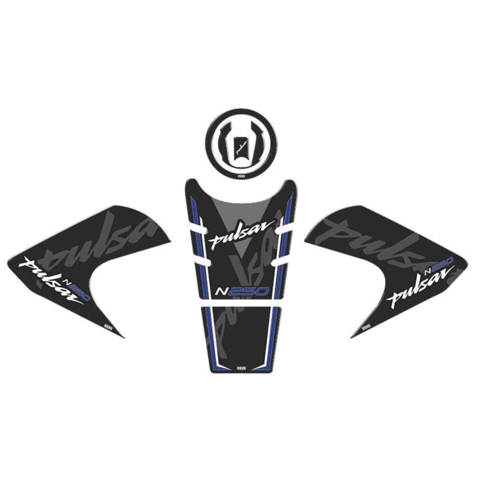 Bajaj Pulsar N250 2022 - 2024 Uyumlu Tank Pad Set 007