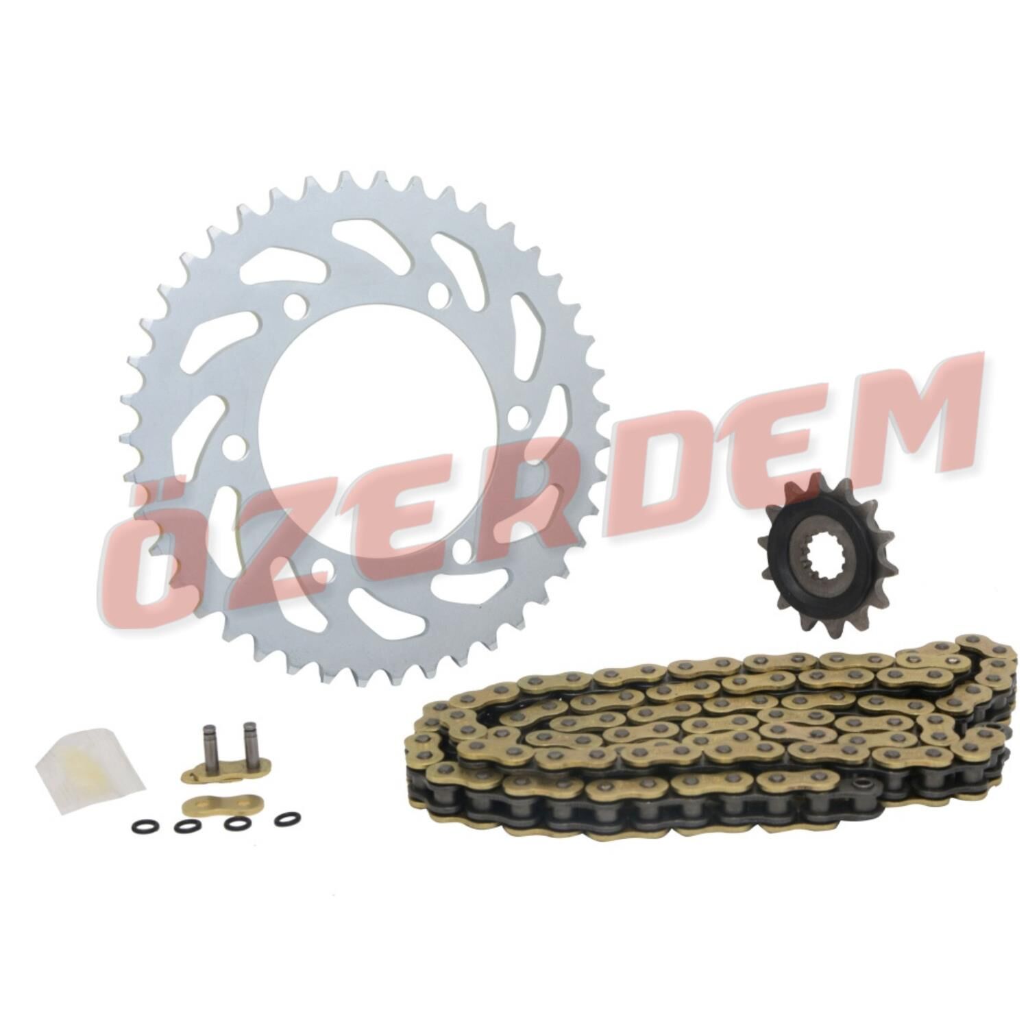 Yamaha Yamaha R25 Mt-25 Uyumlu Ön-Arka Dişli Zincir Set O-Ringli 14-43T 520H 112L Sfr