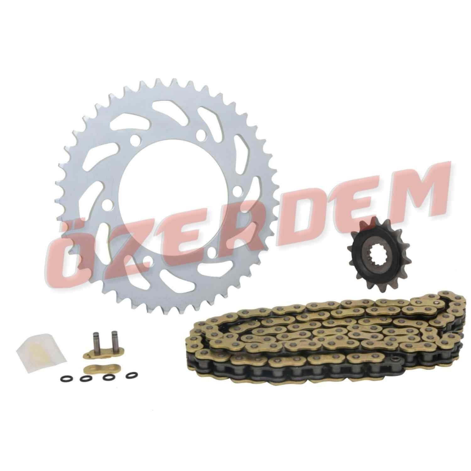 Yamaha Yamaha R25 Mt-25 Uyumlu Ön-Arka Dişli Zincir Set O-Ringli 14-43T 520H 112L Sfr
