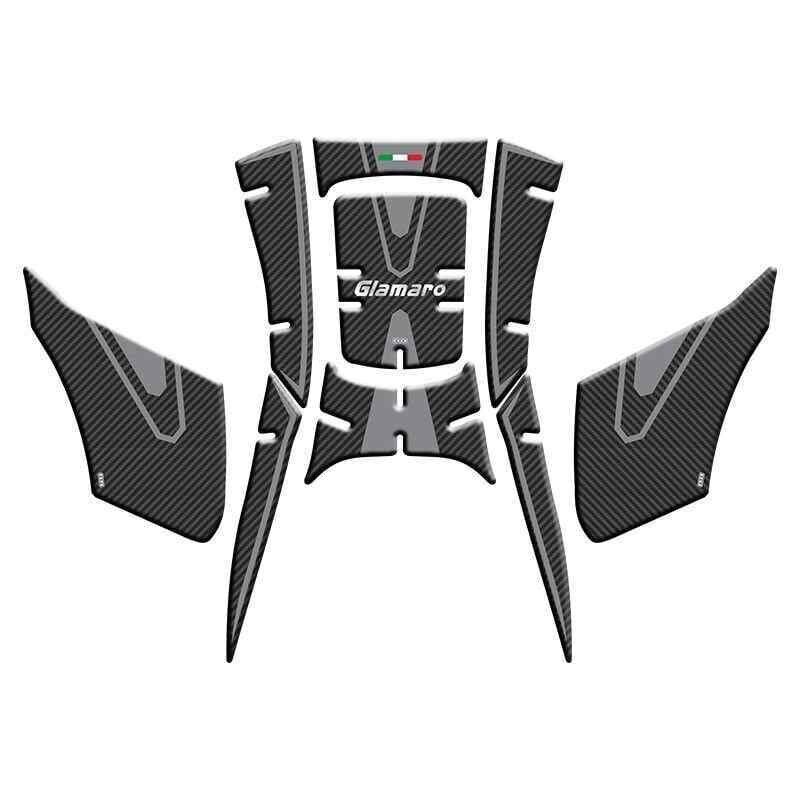Musatti Glamaro Max 125 2024 - 2026 Uyumlu Tank Pad Set 002