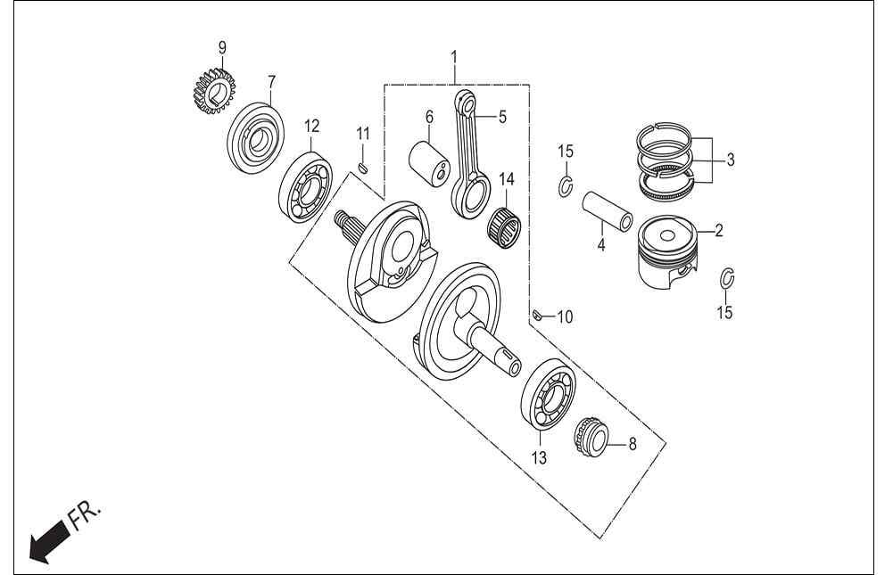 Hero Thriller (Hr150-Th) Piston Standart Orj ResimNo:2