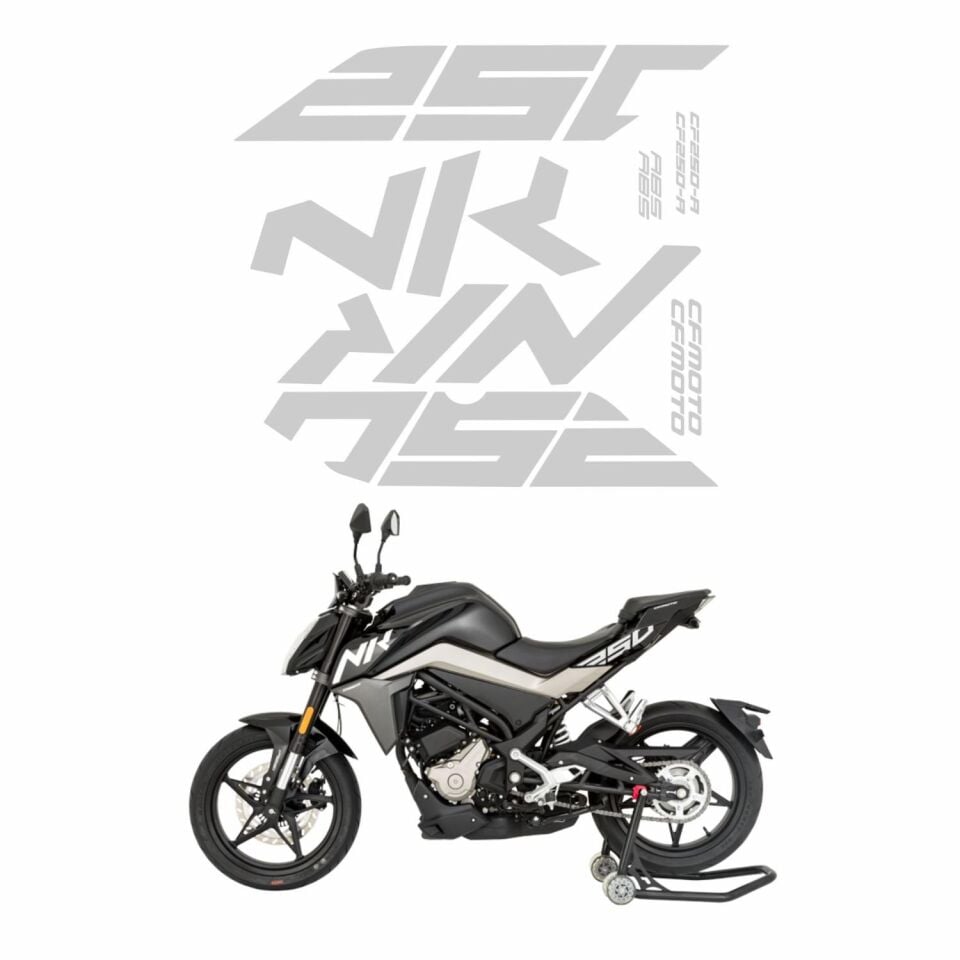 Cf Moto 250 Nk Sticker Seti Beyaz