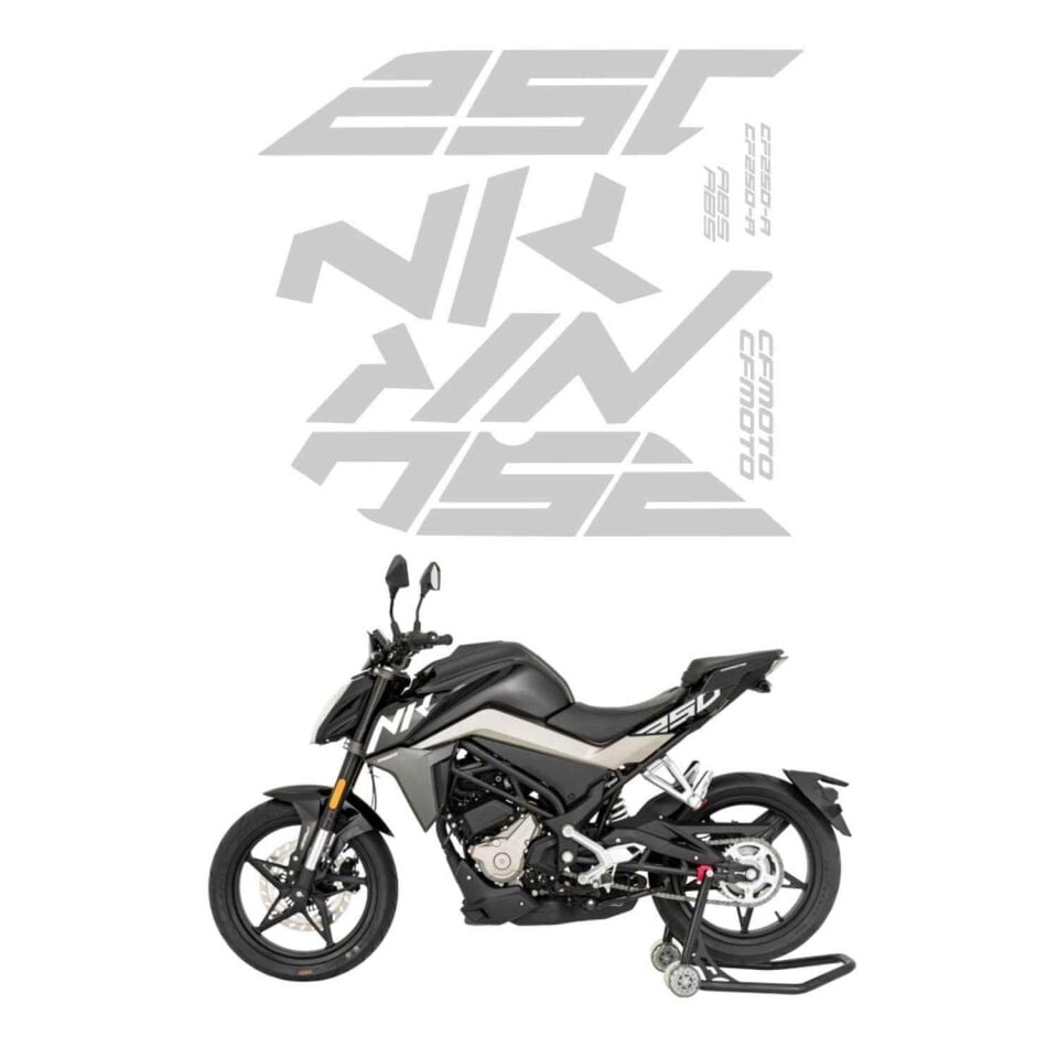 Cf Moto 250 Nk Sticker Seti Beyaz
