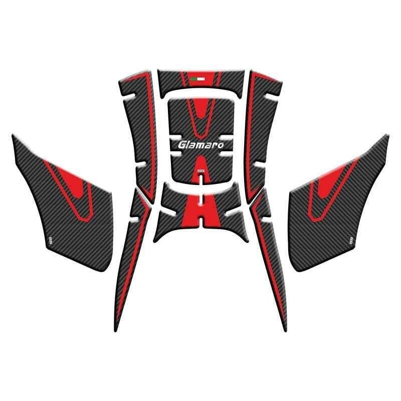 Musatti Glamaro Max 125 2024 - 2026 Uyumlu Tank Pad Set 004