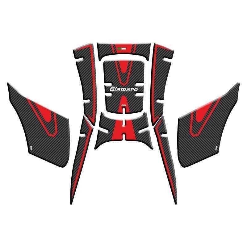 Musatti Glamaro Max 125 2024 - 2026 Uyumlu Tank Pad Set 004