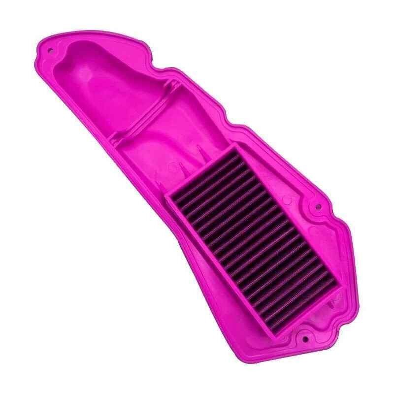 Honda Pcx 125 2021 - 2026 Uyumlu Yıkanabilir Performans Hava Filtresi Pembe