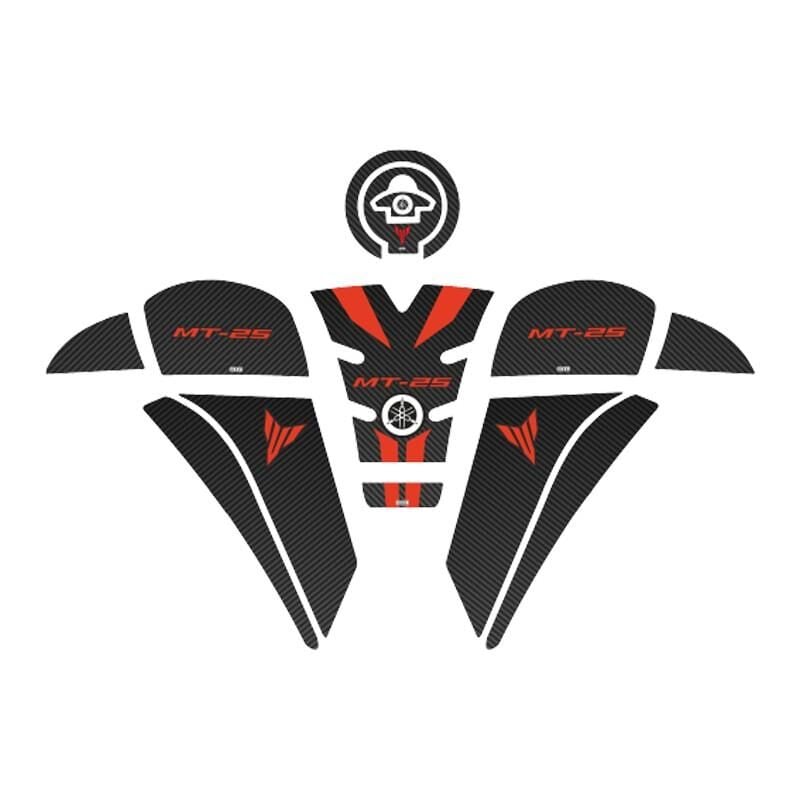 Yamaha Mt25 2020 - 2024 Uyumlu Tank Pad Set 001